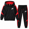 Kids’ Black & Red Tracksuit Set