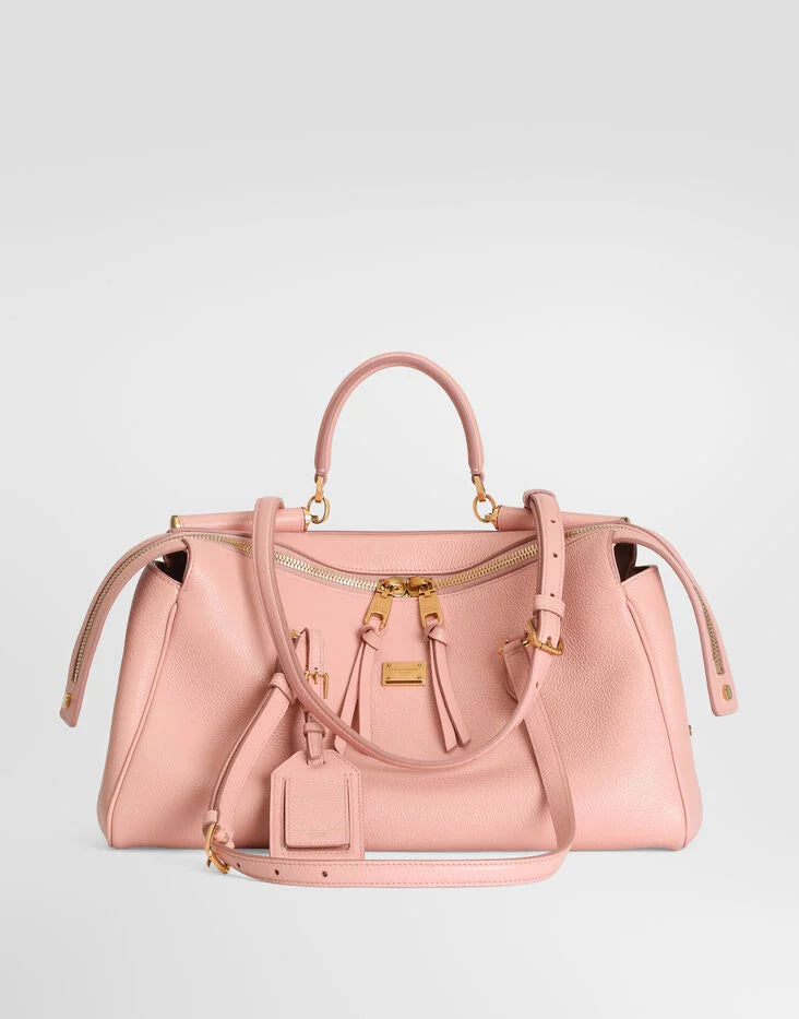 Vittoria Medium Handbag in Calfskin Leather